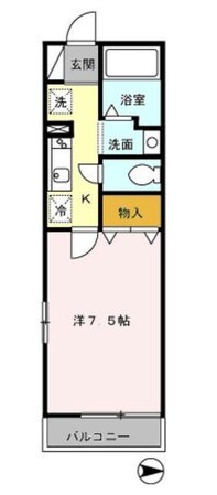 カサベルテの物件間取画像